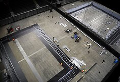 Kopenhagos &bdquo;Royal Arena&ldquo; baseino įrengimas