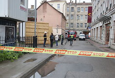 Raugyklos gatvėje archeologai aptiko galima karo laikų sprogmenį