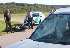 Minsko pl. avarijos metu žuvo motociklininkas