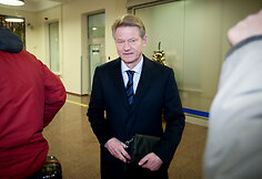 Iš Maskvos grįžęs Rolandas Paksas surengė spaudos konferenciją