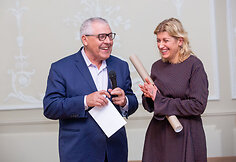 Stasys Eidrigevičius ir Liana Ruokytė Jonsson