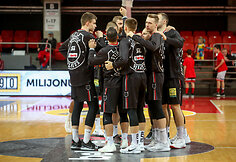 Treniruotė prie&scaron; krep&scaron;inio varžybas tarp &bdquo;Rytas&ldquo; ir &bdquo;Pieno žvaigždės&ldquo; komandų