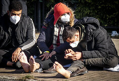 Vokietijos Guben mieste sulaikyta per Baltarusiją atvykusi migrantų grupė 