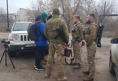 Ketvirtadienį artilerijos sviediniais buvo ap&scaron;audyta Ukrainos gyvenvietė Stanica Luhanska.