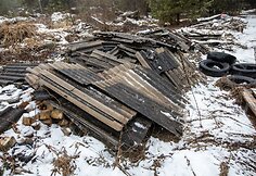 Nelegalus sąvartynas Varėnos rajono mi&scaron;kuose