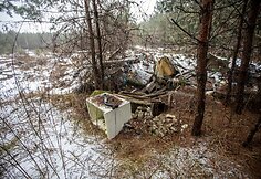 Nelegalus sąvartynas Varėnos rajono mi&scaron;kuose