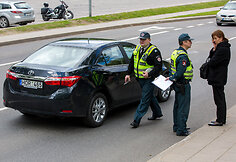 Vilniuje &bdquo;Toyota Corolla&ldquo; automobilis partrenkė mažametį