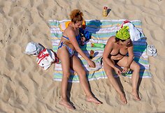 Palangos paplūdimys i&scaron; vir&scaron;aus