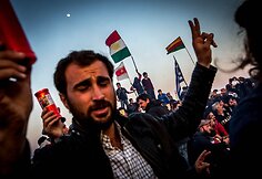 Idomeni pabėgėlių stovykloje &scaron;venčiamas Nauruzas - persų naujieji metai