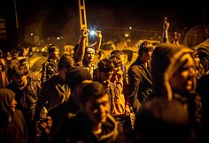 Idomeni pabėgėlių stovykloje &scaron;venčiamas Nauruzas - persų naujieji metai