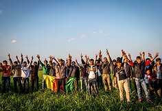 Idomeni pabėgėlių stovykloje &scaron;venčiamas Nauruzas - persų naujieji metai