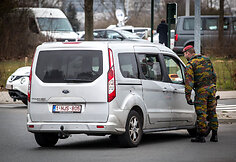 Briuselio karinė Karalienės Astridos ligoninė, kurioje laikomi žuvusiųjų kūnai
