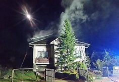 Gargžduose degė gyvenamasis namas