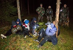 Nelegalų sulaikymo operacija Baltarusijos pasienyje