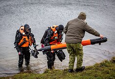 Povandeninių veiksmų komandos sprogmenų specialistai