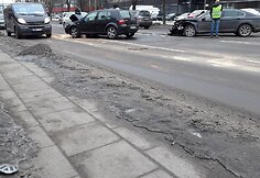 Žalgirio gatvėje į avariją pateko VMI automobilis