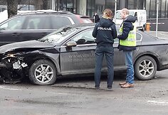 Žalgirio gatvėje į avariją pateko VMI automobilis