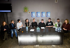 Spektaklio &bdquo;Terapijos&ldquo; pristatymo spaudos konferencija