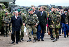 JAV Gynybos sekretoriaus J. Mattis vizitas  poligone Pabradėje