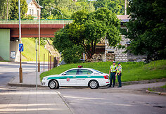 Rytinis &scaron;e&scaron;tadienio reidas Vilniaus Sukilėlių gatvėje