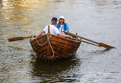 Istorinių laivų paradas Danės upėje „Dangės flotilė“