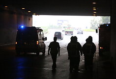 Eismo įvykis Vilniaus Geležinio vilko gatvės tunelyje