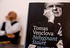 Jubiliejinis Tomo Venclovos vakaras nacionalinėje bibliotekoje