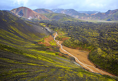 Spalvotieji &ndash; Landmannalaugar kalnai Islandijoje