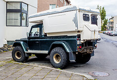 Keliautojų po Islandiją automobiliai