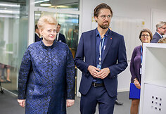 Dalia Grybauskaitė ir Gustav Mellentin