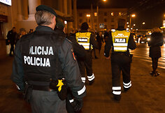 Triumfuojančių „Lietuvos ryto“ sirgalių sugrįžimas iš Kauno