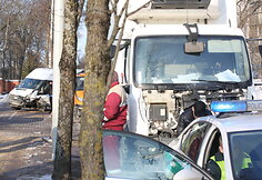 Antakalnio gatvėje susidūrė 4 automobiliai