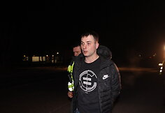 Girtą vairuotoją sustabdė tik ežys