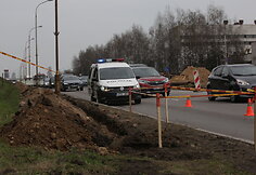 Geležinio vilko gatvėje aptiktas į sprogmenį panašus daiktas