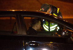 Kelių policijos naktinis reidas