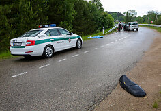 Vilniaus rajone avarijoje žuvo motorolerio vairuotojas