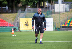 Lietuvos futbolo rinktinės treniruotė