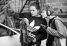 „Kai perplauksi upę“ filmavimas