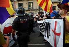 Ispanijos separatistai pradeda &bdquo;rudens protestų&ldquo; kampaniją