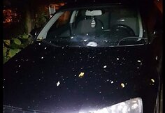 I&scaron;daužtas stiklas