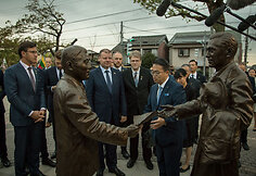 S.Skvernelis lankėsi naujajame Sugihara memoriale