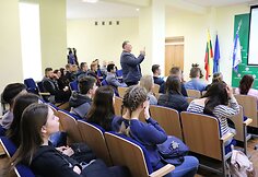 Moksleiviai dalyvavo atvirų durų dienos renginyje