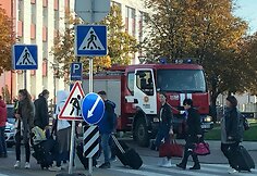 Vilniaus oro uosto i&scaron;vykimo terminalo evakuacija
