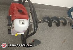 Rasti pavogti įrankiai