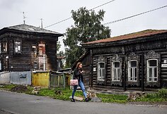 Tomsko medinė architektūra