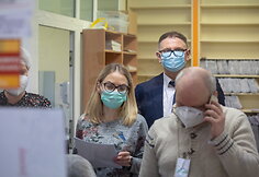 Vilniaus miesto klinikinės ligoninės medikų vakcinacija nuo COVID-19