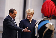 Silvio Berlusconi ir Dalia Grybauskaitė