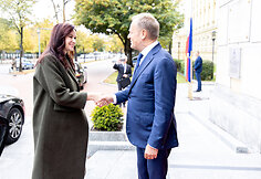Premjerė Inga Ruginienė susitiko su Lenkijos Ministru Pirmininku Donaldu Tusku
