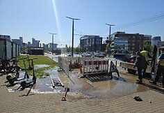 Vamzdyno avarija Vilniuje