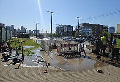 Vamzdyno avarija Vilniuje